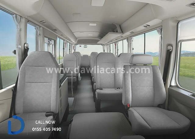 ايجار ميكروباص كوستر 21 راكب